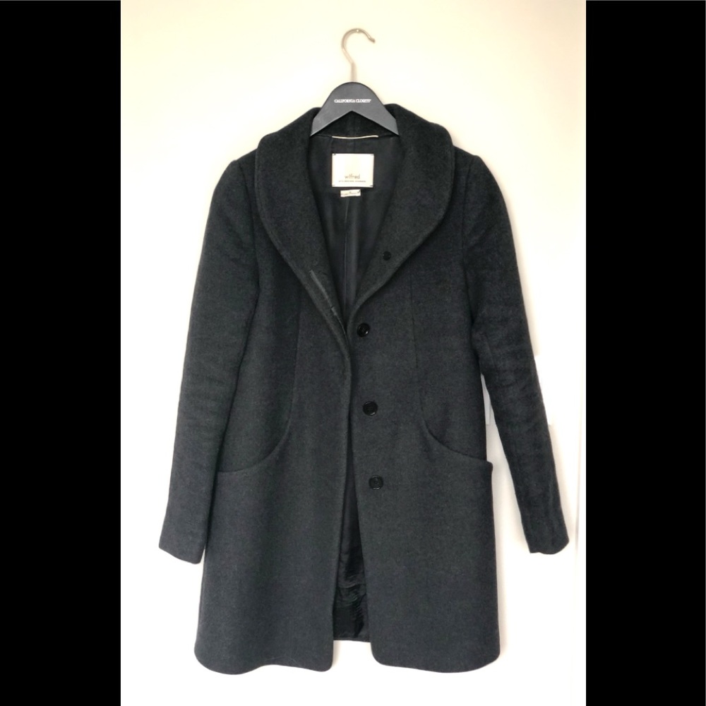 Aritzia Wilfred Cocoon Wool & Cashmere Coat XS